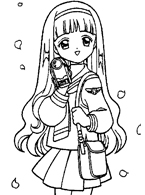 Cardcaptor Sakura Coloring Page